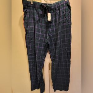 NWT Aerie Sleepwear Plaid Pants Sz XL Short